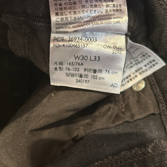 Levi’s Ribcage Jeans - Black (Size 30) - Picture 8 of 9